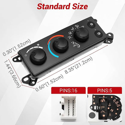 P55056569AC Front A/C Heater Climate Control Module Compatible - Image 4