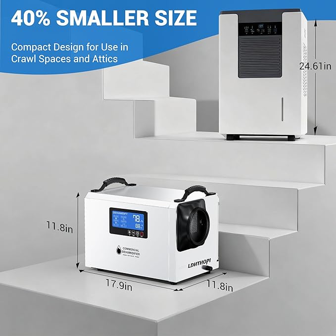 LDHTHOPI 145 Pint Commercial Dehumidifier - Image 9