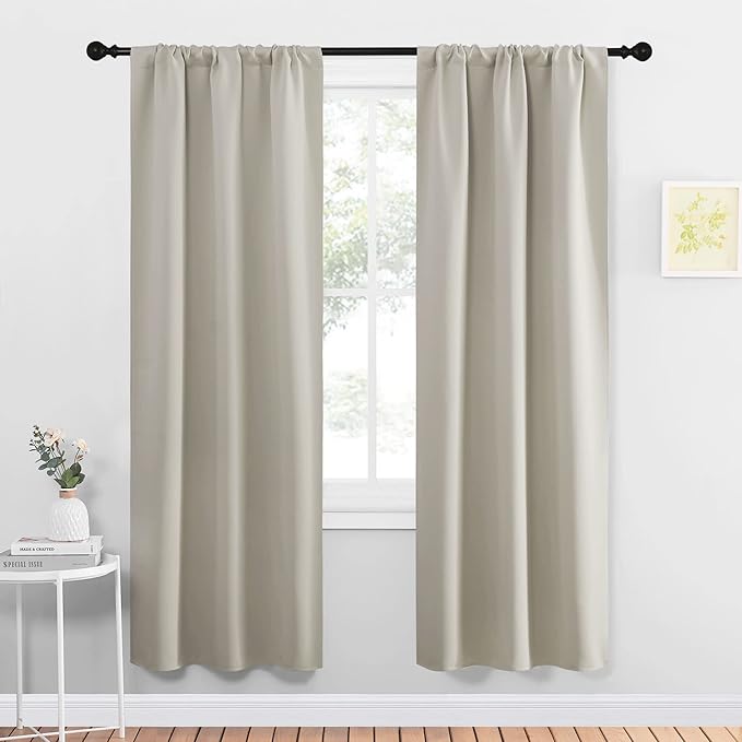 NICETOWN Blackout Curtains for Living Curtains, Room Darkening Window Curtain by NICETOWN