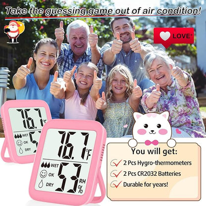 Antonki 2 Pack Room Thermometer - Image 7