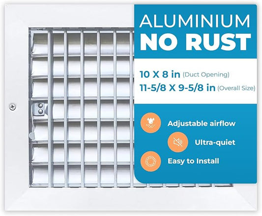 Aluminum 10 x 8 Inch Air Vent Covers by Air360