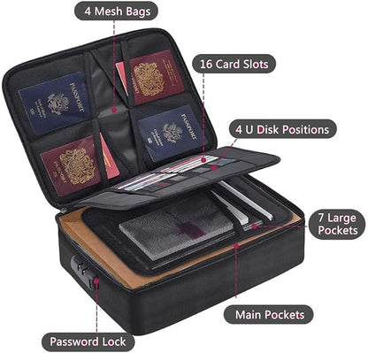 Fireproof Document Bag with Lock - Image 3