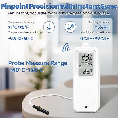 WiFi Refrigerator Thermometer Hygrometer - Image 6