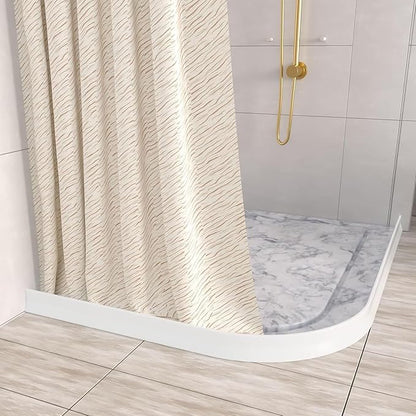 Collapsible Shower Threshold Water Dam 2"H 67"L Shower Water Barrier Water - Image 6