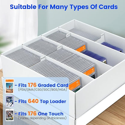 Pulchra 2 Pack Trading Graded Card Storage Box - Image 3