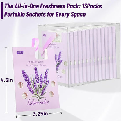 13Packs Lavender Scented Sachets, Fragrance Sachet Bags - Image 5