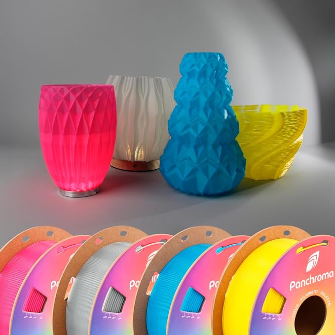 Polymaker Panchroma Translucent PLA Filament, Translucent Yellow 1.75mm 3D - Image 4