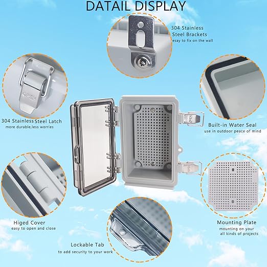 Electrical Box, Outdoor Waterproof Box IP67 Junction Box - Image 3