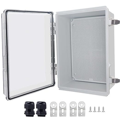 Outdoor Waterproof Box, IP67 ABS Junction Box Electrical Enclosure by LuSumtly