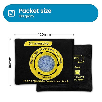 30 Packs 100 Gram Silica Gel Packets, Desiccant Packs - Image 2