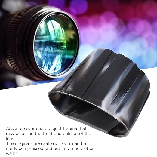 SLR Camera Silicone Lens Cover, Universal Lens Cap Camera Lens Caps Waterproof - Image 6