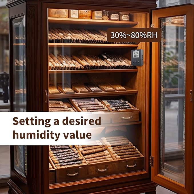 Briidea Electric Humidifiers for Cabinet, 30% RH~80% RH Humidity Setting Values - Image 3