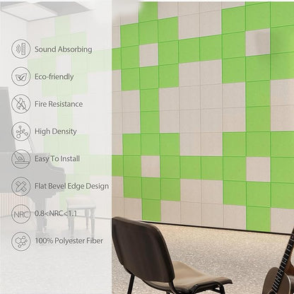 12 Pack Acoustic Panels Self Adhesive Sound Proof Foam, High Density Sound - Image 5