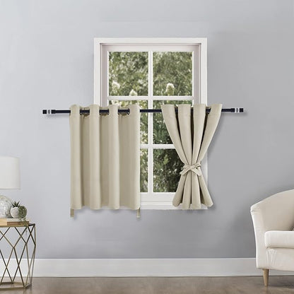 Hiasan RV Blackout Curtains for Bedroom, 52 x 30 Inches Long - Image 2