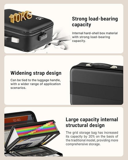 Oterri Fireproof Document Box, Hard Case Safe box - Image 3