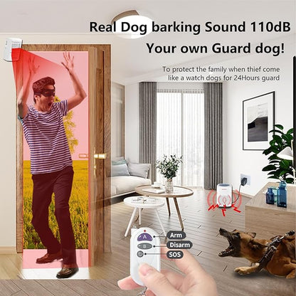 Barking Dog Alarm Motion Detector, Pir Human Body Sensor Alarm Electronic - Image 2
