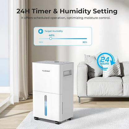 1500 Sq.ft Dehumidifier for Basement, PLUSCENT Max 21 Pint/Day Dehumidifiers - Image 6