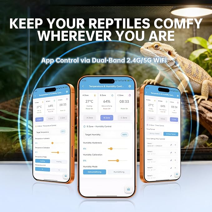 Briidea Smart WiFi Temperature and Humidity Controller - Image 3