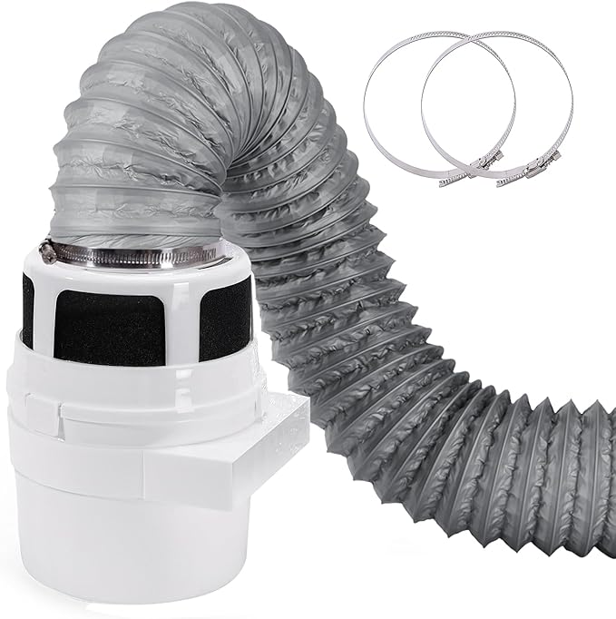 【Upgraded】 NOORNY 3 in 1 Indoor Dryer Vent Kit Lint Trap Bucket Dryer Vent by NOORNYGroup