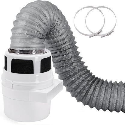 【Upgraded】 NOORNY 3 in 1 Indoor Dryer Vent Kit Lint Trap Bucket Dryer Vent by NOORNYGroup