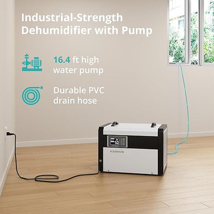 Kesnos Large Commercial Dehumidifier 158 Pints - Image 3