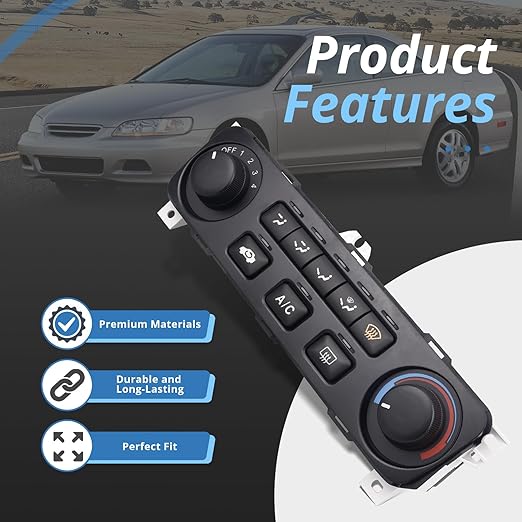 Heater A/C Control Switch, Front Climate Control Module Compatible - Image 7