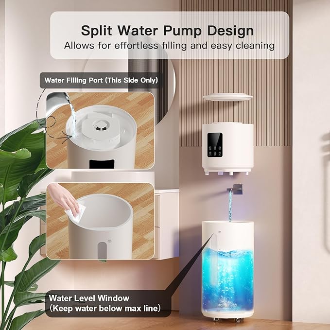 Smart Humidifiers for Large Room Bedroom Home 1800 sq.ft, 17L/4.5Gal Large - Image 5