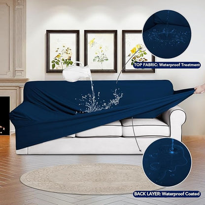 PureFit 100% Dual Waterproof Couch Cover Slipcovers - Image 3