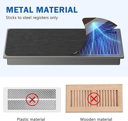 4 Pack High Strength Magnetic Vent Covers 5.5" x 12" Metallic Stronger Magnet - Image 6