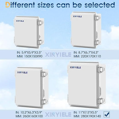 Waterproof Outdoor Project ABS Plastic Junction Box IP67 Weatherproof Dustproof - Image 4