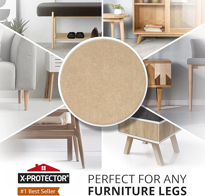 Felt Furniture Pads X-PROTECTOR 10 PCS - Image 2