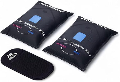 2 Pack 500g Car Dehumidifier Bags by -HomieFuturechangeyourlife