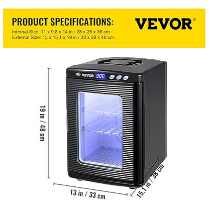 Happybuy Black Reptile Incubator 25L Scientific Lab Incubator Digital Incubator - Image 7
