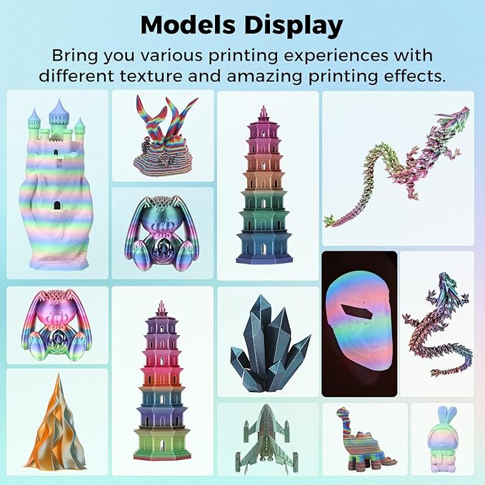 Sovol PLA Filament 10KG, Silk Tri Color & Dual Color Co-Extrusion PLA, Shiny - Image 5