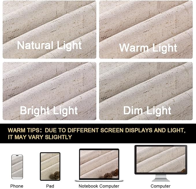PrinceDeco 100% Blackout Curtains - Image 5