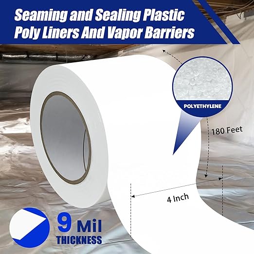 2 Roll, PE 9 mm Polyethylene Tape, - Image 2