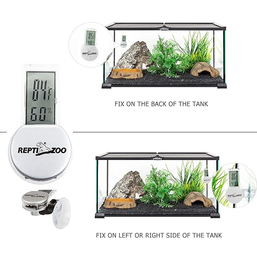 REPTI ZOO Reptile Thermometer Hygrometer - Image 2