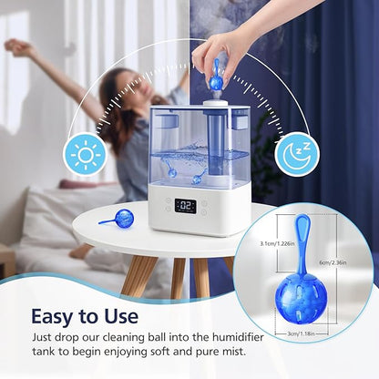 12 Pack Universal Humidifier Tank Cleaner Demineralization Cleaning Ball - Image 5