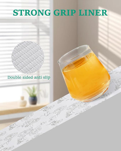Floral Drawer Liner for Kitchen Cabinet 12 in x 30FT, Non-Adhesive Shelf Liner - Image 7