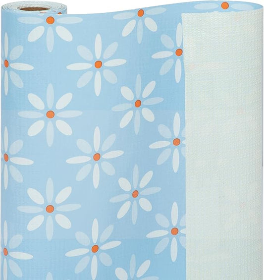 18" W x 96" L Floral Drawer and Shelf Liner by DwellAid