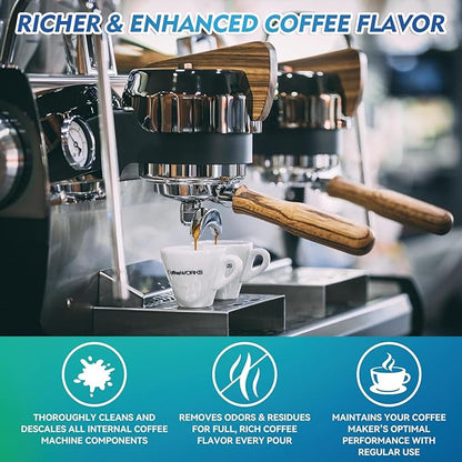 Coffee Machine Cleaner Descaler Tablets, Coffee Maker Cleaner Compatible - Image 7