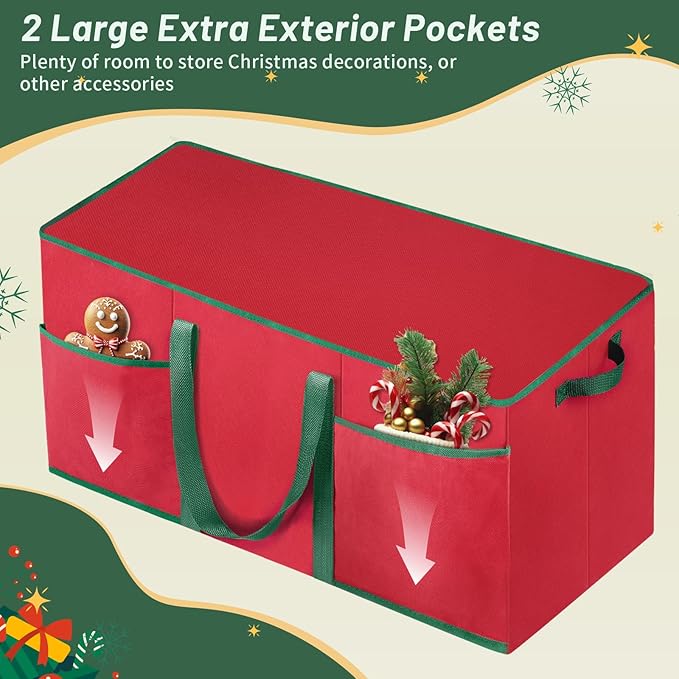 Nutcracker and Figurine Collectibles Storage Box， Large Ornament Storage - Image 6
