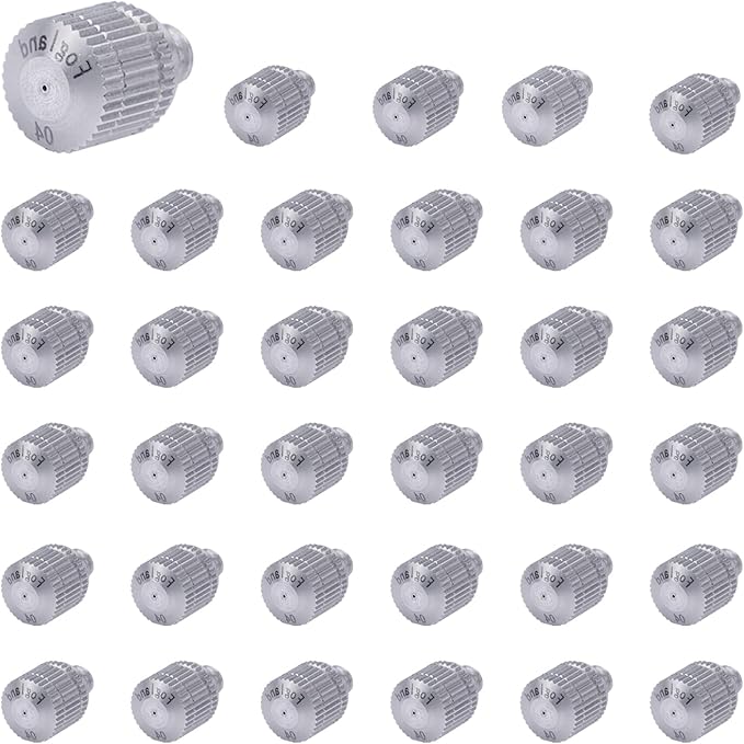 Fogland Misting Nozzles for Cooling System:35pcs Clogging-Prevent Cleanable by Fogland