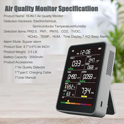 Professional Indoor Air Quality Monitor - Image 8