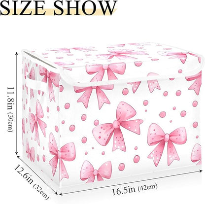 xigua Bows and Polka Dots Storage Bins - Image 3
