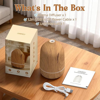 Essential Oil Diffuser, 100ml Aromatherapy Diffuser, Mini Ultrasonic Diffuser - Image 8