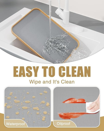 Shelf Liners for Kitchen Cabinets Non-Adhesive, Non-Slip Thickened Shelf Paper - Image 5