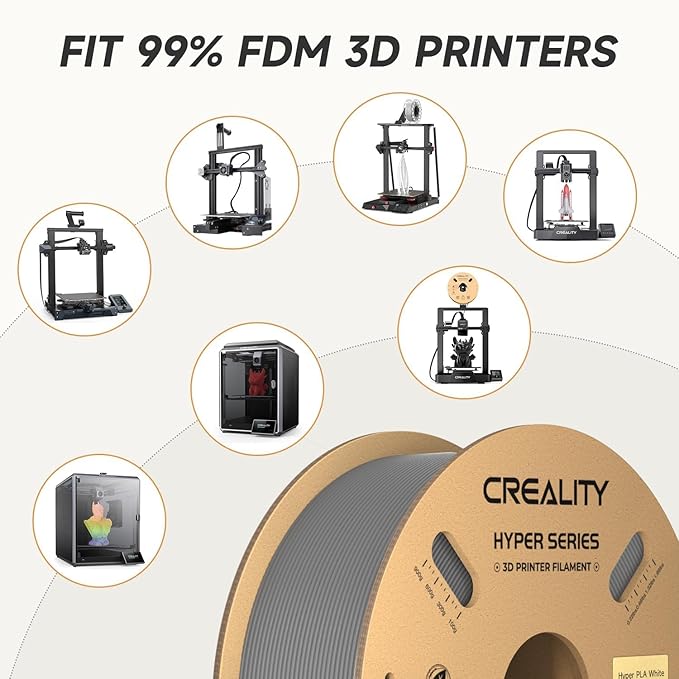 Official CREALITY Hyper PLA Filament 1.75mm, High Speed PLA 30-600mm/s 3D - Image 8