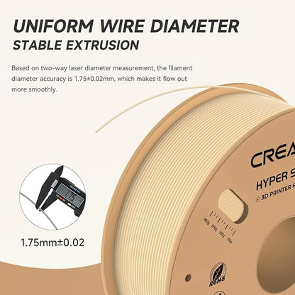 Official Creality Hyper PLA Filament 1.75mm, High Speed PLA 30-600mm/s Rapid 3D - Image 4