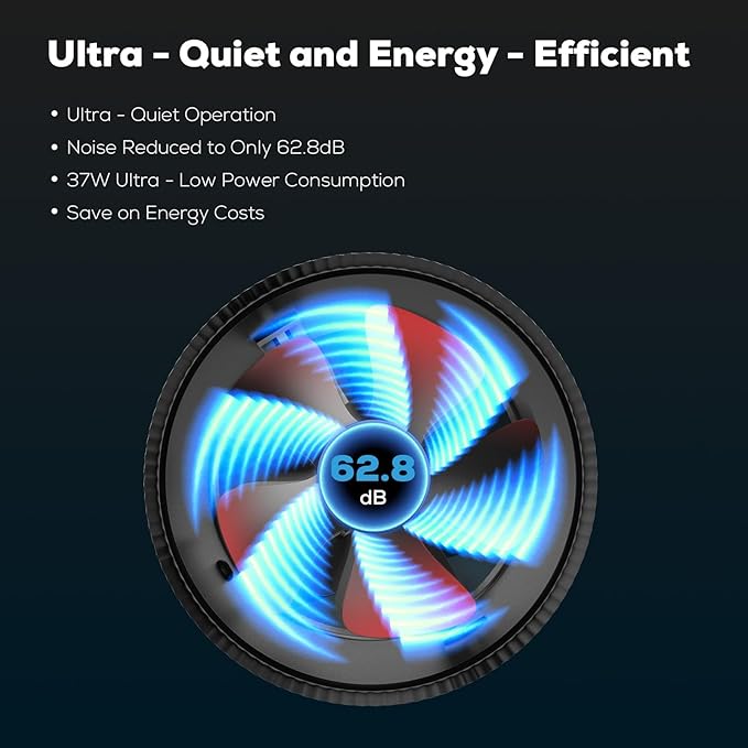 6 Inch Inline Duct Fan with Speed Controller - Image 3